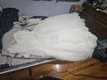 2025 Spring Oleg Cassini Plus Basque Waist Sparkly Wedding Dress