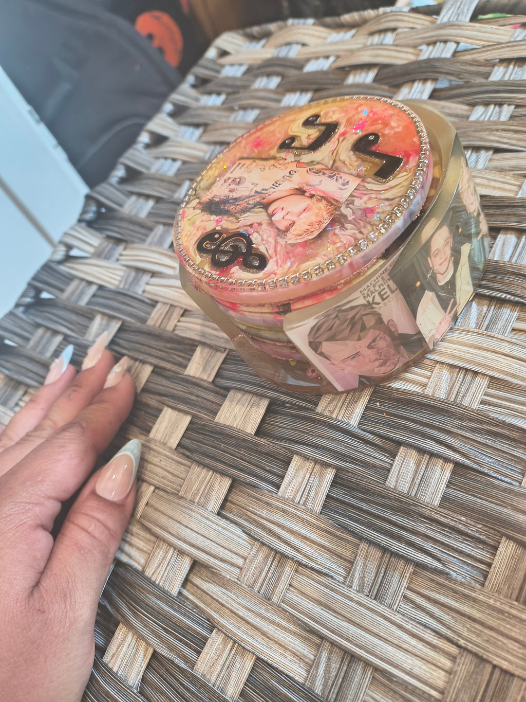 Custom Hand Made Coaster Set of 4
