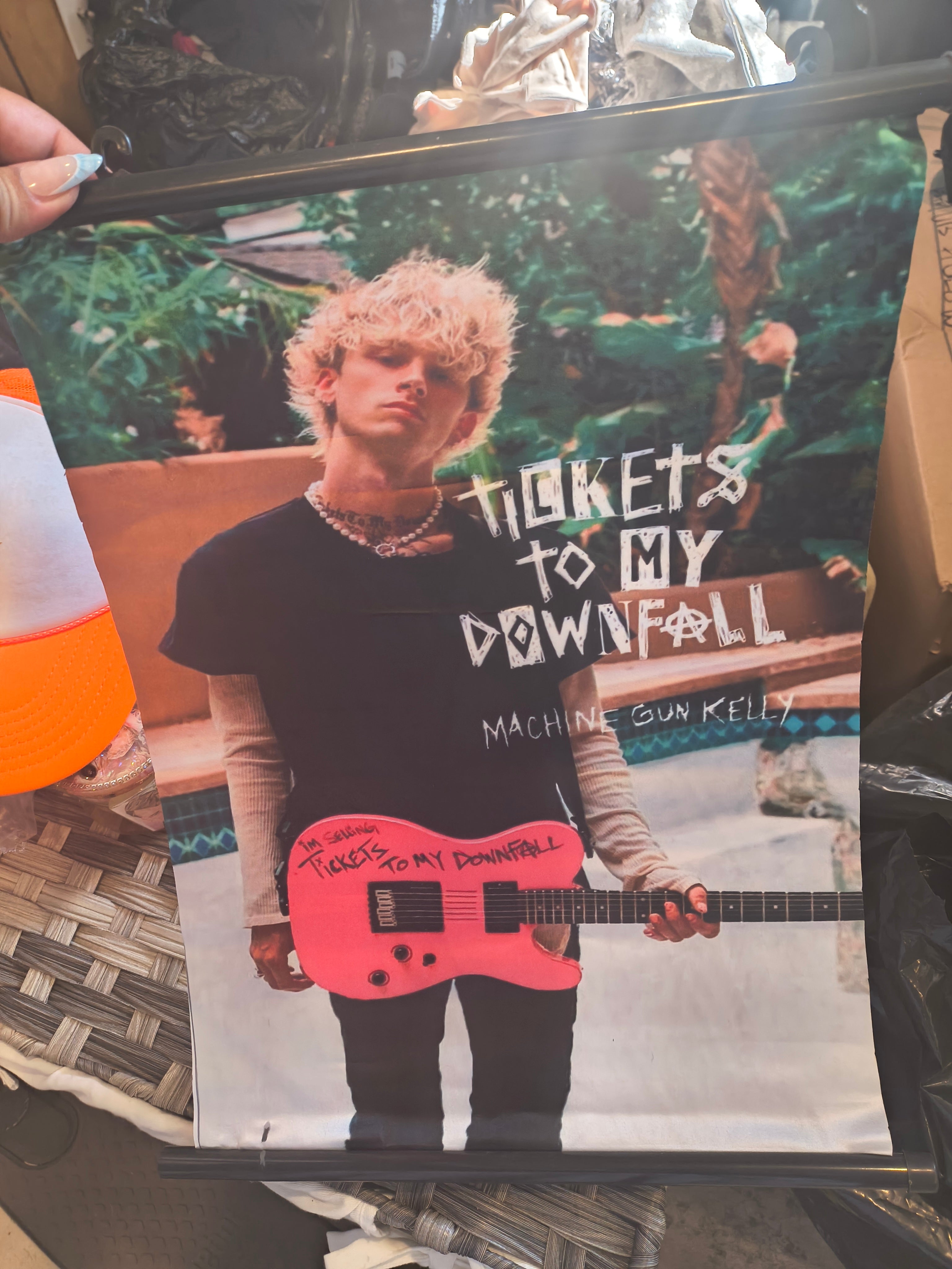 Drop down Roll Up mgk ttmd Cloth Poster