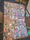 Framed Hand-Made mgk Sticker Poster