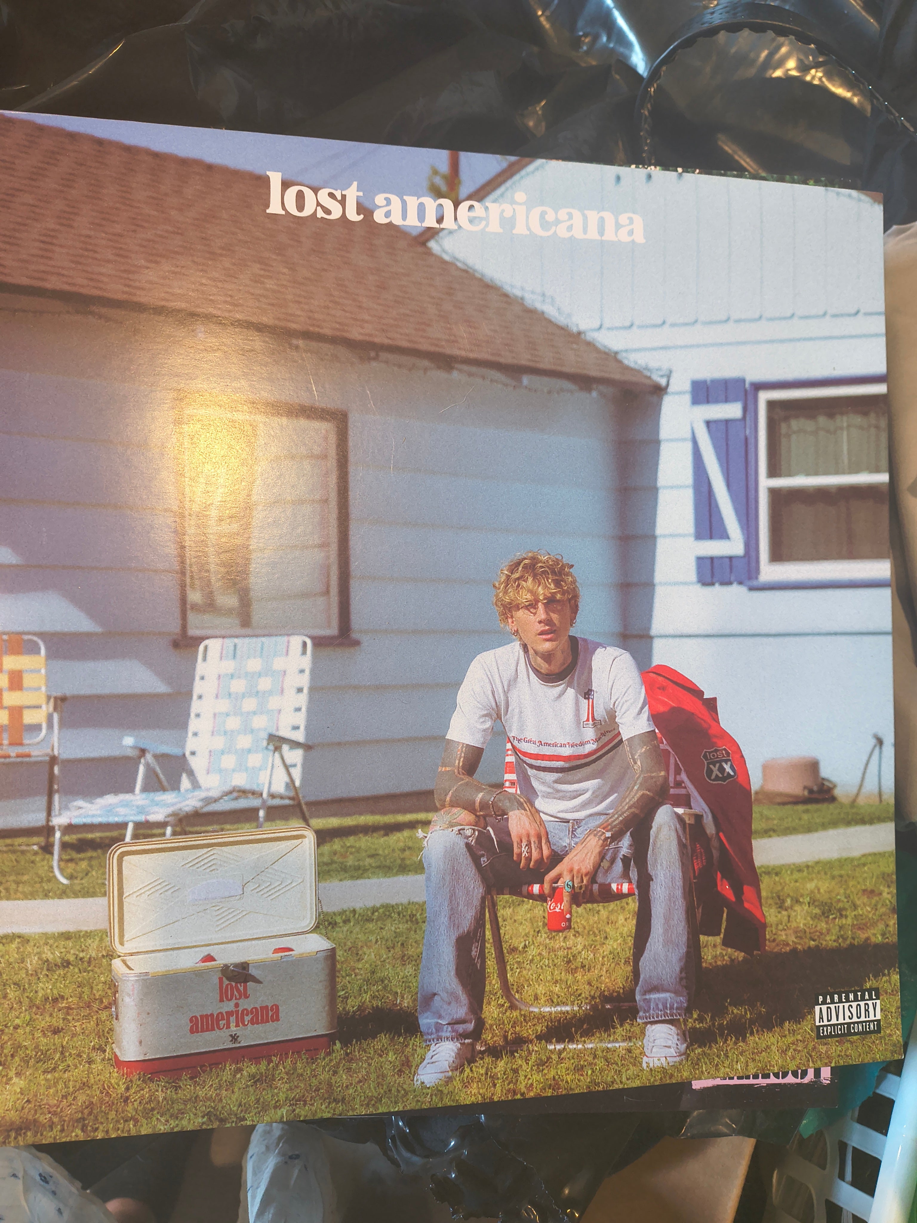 Signed Lost Americana mgk Vinyl Record