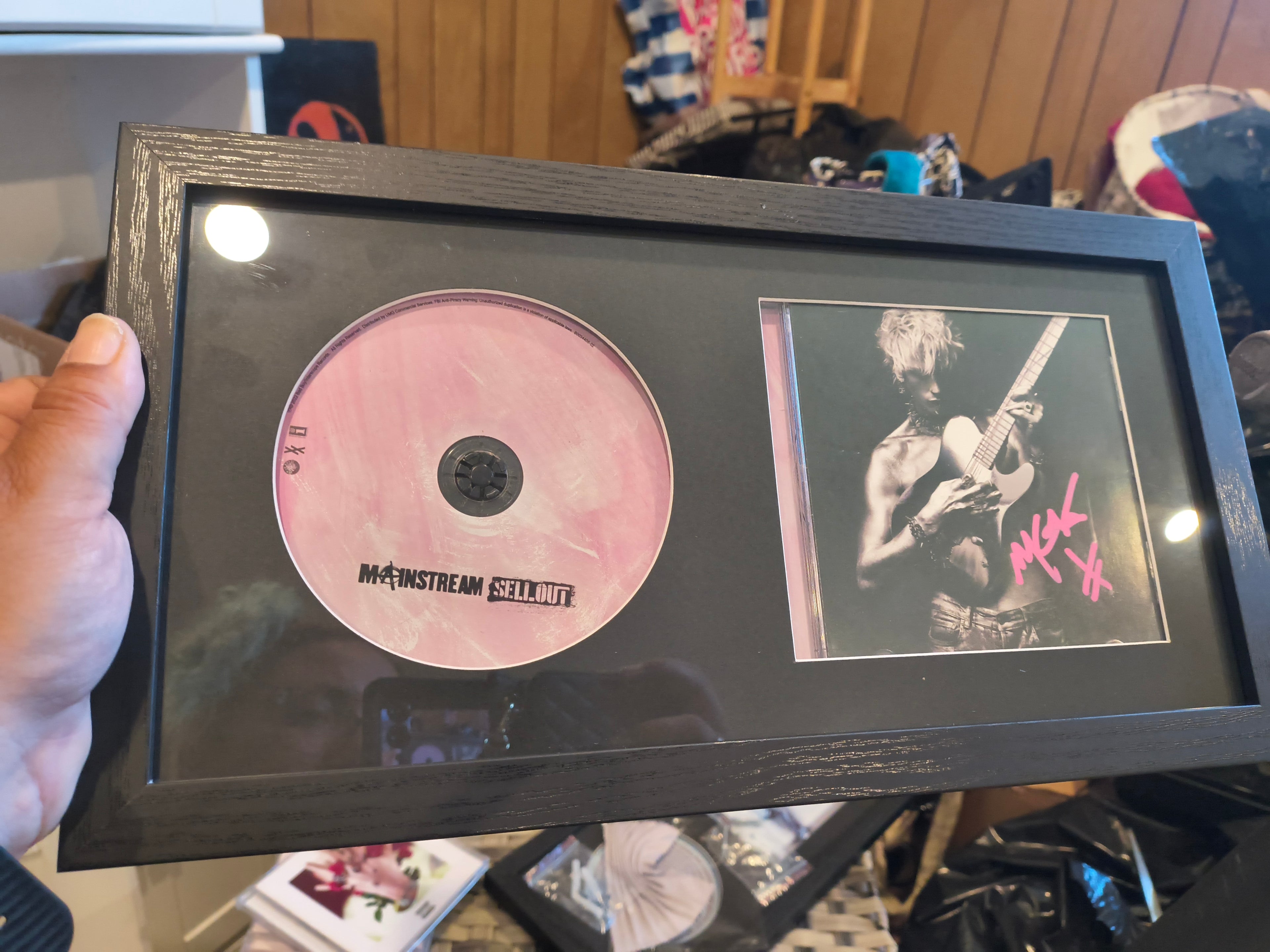 Framed mgk Autographed CD - Mainstream Sellout