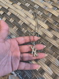 XX pendant and chain necklace